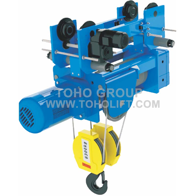 SH MODEL HOIST WITH ELECTRIC TROLLEY (2/1 ROPE REEVING) 重庆大和荣基机电有限公司